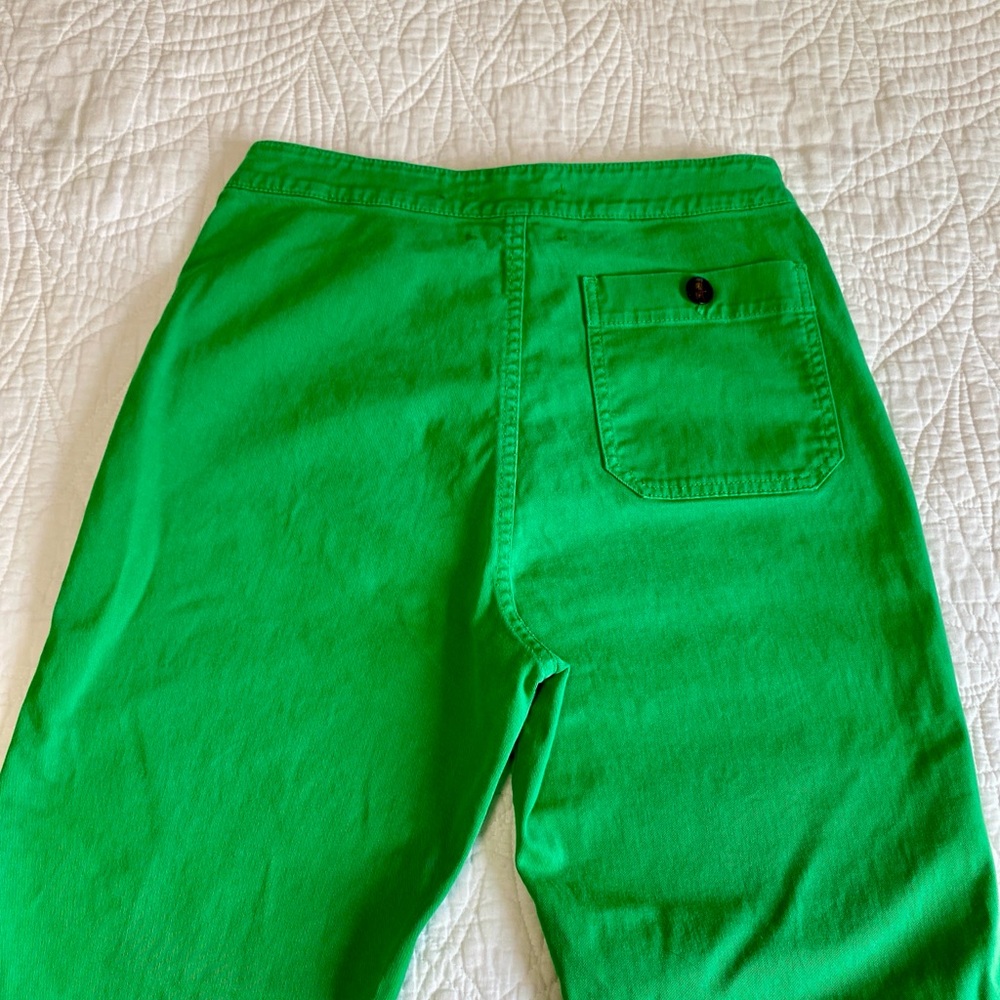 Paloma Wool Margherita wide leg high waist Green  pants 8 - Picture 10 of 14